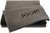 JOOP! 'Uni-Doubleface' Wohndecke, Baumwollmischgewebe, taupe / anthrazit, 150 x 200 cm Bild 2