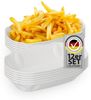 Hausfelder Snackschale Pommesschale 12er Set, Kunststoff, Currywurstschale, Snacj Schale, Kunststoff, (12-tlg), Mehrweg-Schale, mikrowellengeeignet, spülmaschinengeeignet Bild 4
