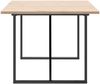 vidaXL Esstisch O-Gestell 200x100x75,5cm Massivholz Kiefer & Stahl 3282745 Bild 5