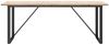 vidaXL Esstisch O-Gestell 200x100x75,5cm Massivholz Kiefer & Stahl 3282745 Bild 4