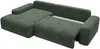 Vente-unique - DAVISO Sofa Stoff Grün - B 162 cm x H 87 cm x L 264 cm Bild 5