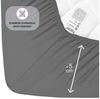 Buymax Spannbettlaken Babybett Kinderbett 60x120cm 70x140cm, Jersey 100% Baumwolle, Gummizug: Rundumgummi, (1 Stück), bis 15 cm Matratzenhöhe, weich, atmungsaktiv, hautfreundlich Bild 4