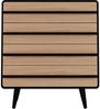 loft24 Kommode Channie, 4 Schubladen, Schubladenkommode, MDF, skandinavisches Design Bild 1