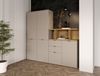 Carryhome 'TINO OFFICE' Kommode, MDF Kaschmir, 104.8 x 87.4 x 40.1 cm, mit Softclose Bild 4