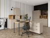 Carryhome 'TINO OFFICE' Kommode, MDF Kaschmir, 104.8 x 87.4 x 40.1 cm, mit Softclose Bild 5