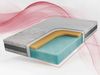 Ergonomische Latexmatratze, Höhe 19 cm, Härtegrad H2, Rollmatratze mit HR-Schaum, für Allergiker mit abnehmbarem Bezug - 120 x 200 cm - ROVO - APRI Bild 1