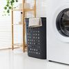 ROTHO Wäschekorb 3er-Set Wäschesammler mit Deckel Jona 55l (Wäschesammlerset, 3er-Set) Bild 2
