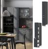 Apothekerschrank R-Line Schwarz Beton 30 cm Vicco Bild 2