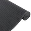 vidaXL Teppich Rechteckig Schwarz 80x1000 cm Bambus 376930 Bild 4