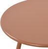 CLP 'Minot' Couchtisch wetterfest und UV-beständig, Polypropylen / Metall, Terracotta, ⌀ 60 x 45 cm Bild 4