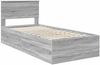 vidaXL Bettrahmen Graues Sonoma 100 x 200 cm Holzwerkstoff 3408702 Bild 4