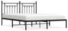 vidaXL Bettgestell mit Kopfteil Metall Schwarz 180x200 cm 353541 Bild 2