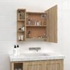 vidaXL Spiegelschrank mit LED Sonoma-Eiche 70x16,5x60 cm 808876 Bild 5