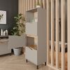 Kommode Marelle Grau 60 x 169.5 cm mit 4 Fächern Vicco Bild 5
