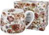 DUO FLORAL Fassbecher 430 ml PASTEL FLOWERS New Bone China Porzellan Bild 3