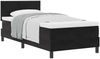 vidaXL Boxspringbett mit Kopfteil Schwarz 100 x 200 cm Samt 3339220 Bild 2