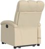 vidaXL Elektrischer Massagesessel mit Aufstehhilfe Creme Stoff 3204137 Bild 5