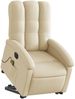 vidaXL Elektrischer Massagesessel mit Aufstehhilfe Creme Stoff 3204137 Bild 3