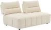 Vente-unique - APOLIU Sofa Stoff Beige - B 123 cm x H 93 cm x L 170 cm Bild 4