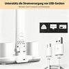 ibettertec LED Schreibtischlampe LED Doppelkopf Dimmbare Tischleuchte mit Stifthalter 360° Schwenkbare, LED fest integriert, LED fest integriert, Warmweiß (3000K), Naturweiß (4500K), Kaltweiß (6000K), Touch-Steuerung, tragbar, faltbar,Augenschutz, Nach... Bild 4