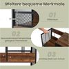 KOMFOTTEU Regal, 3-stöckiger Plattenspielerständer, Plattenregal mit Stauraum Bild 3
