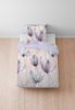 biberna Baumwoll-Satin Bettwäsche 0614508 TULPE, flieder, 1x 155x220 cm + 1x 80x80 cm Bild 4