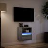 vidaXL TV-Wandschrank mit LED-Beleuchtung Grau Sonoma 41x31x45 cm 852323 Bild 5
