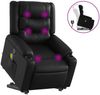 vidaXL Massagesessel mit Aufstehhilfe Schwarz Kunstleder 3206555 Bild 2