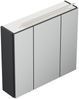 Spiegelschrank 70cm inkl. Design LED-Lampe und Glasböden grafit : Grafit Bild 4