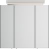 Spiegelschrank 70cm inkl. Design LED-Lampe und Glasböden grafit : Grafit Bild 5