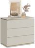 Kommode Linette Cashmere 80 x 70 cm mit 3 Schubladen Vicco Bild 5