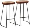vidaXL 3-tlg. Bar-Set Raues Mangoholz und Metall 3216419 Bild 2