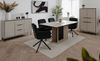 Esstisch Brebbia in sand und schwarz ausziehbar 160 - 200 x 90 cm Bild 5