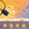 Quntis Lichterkette solarlichterkette für draußen lichterkette outdoor, IP65 Fernbedienung, Solarleuchte Lichterkette für Balkon/ Garten/ Camping, Dimmbar Timer Bild 4