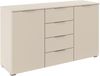 OTTO home Kombikommode Sideboard Schubladenkommode AGORDO mit Dekor- oder Hochglanzfront (in zwei Griff-Farben, Breite 120 cm), vier große Schubladen, mit insgesamt 4 Einlegeböden MADE IN GERMANY Bild 5