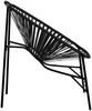 vidaXL Gartenstuhl in Ei-Form Schwarz Poly Rattan 4009287 Bild 5