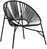 vidaXL Gartenstuhl in Ei-Form Schwarz Poly Rattan 4009287 Bild 2