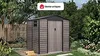 Vente-unique - ADELMO Gartenhaus Metall GrauBraun - B 181 cm x H 213 cm x L 203 cm Bild 2