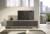 Lowboard >Kandoo< in Anthrazit / Evoke Oak Dekor - 225x59x38 (BxHxT) Bild 4