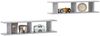 vidaXL Wandregale 2 Stk. Betongrau 90x18x20 cm Holzwerkstoff 807200 Bild 3