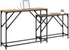 vidaXL Konsolentisch 2 pcs Artisan-Eiche 100 x 28 x 75 cm 882887 Bild 3