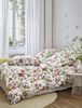 Irisette Glamour Mako-Satin Bettwäsche 155x220 Romantik Blumen rosa bunt 8885-10 Bild 3