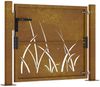 vidaXL Gartentor 100x75 cm Cortenstahl Gras-Design 153172 Bild 5