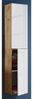 VCM Badmöbel Hochschrank Lendas 915280 Honig-Eiche / Weiß H. 150 x B. 33 x T. 22 cm Bild 2