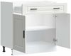 vidaXL Küchenunterschrank Porto Weiß Holzwerkstoff 853977 Bild 5