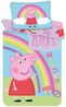 Peppa Pig Babybettwäsche Schweinchen Peppa Babybettwäsche PEP016 100x135 cm + 40x60 cm Bild 5
