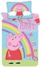 Peppa Pig Babybettwäsche Schweinchen Peppa Babybettwäsche PEP016 100x135 cm + 40x60 cm Bild 4