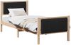 vidaXL Bettgestell Braun und Schwarz 80 x 200 cm Massivholz Kiefer 878501 Bild 2