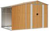 vidaXL Gerätehaus Hellbraun 277x192,5x179 cm Verzinkter Stahl 3188298 Bild 2