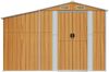 vidaXL Gerätehaus Hellbraun 277x192,5x179 cm Verzinkter Stahl 3188298 Bild 4